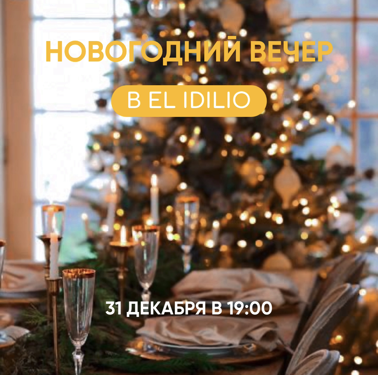 Новогодняя ночь в El Idilio!