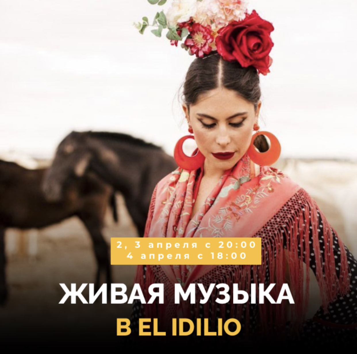 Живая музыка в El Idilio!
